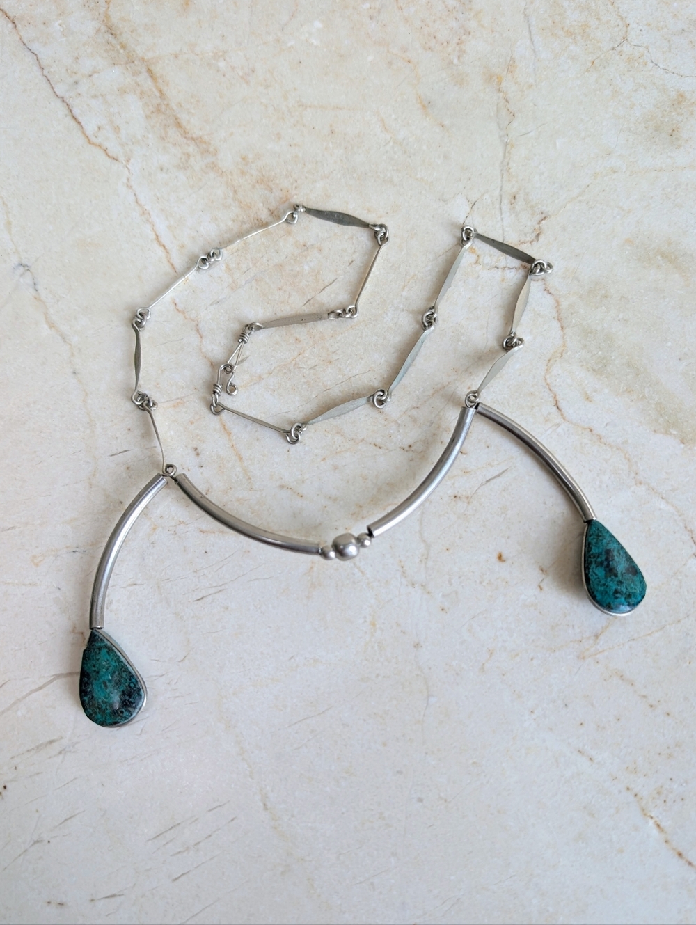 Vintage Southwest-style Chryscolla Necklace